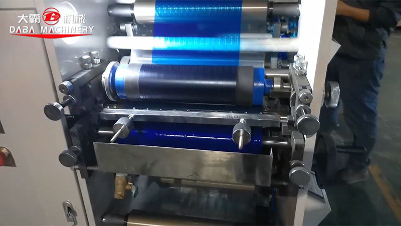 Стековая флексографская печатная машина DBRY-320-1C